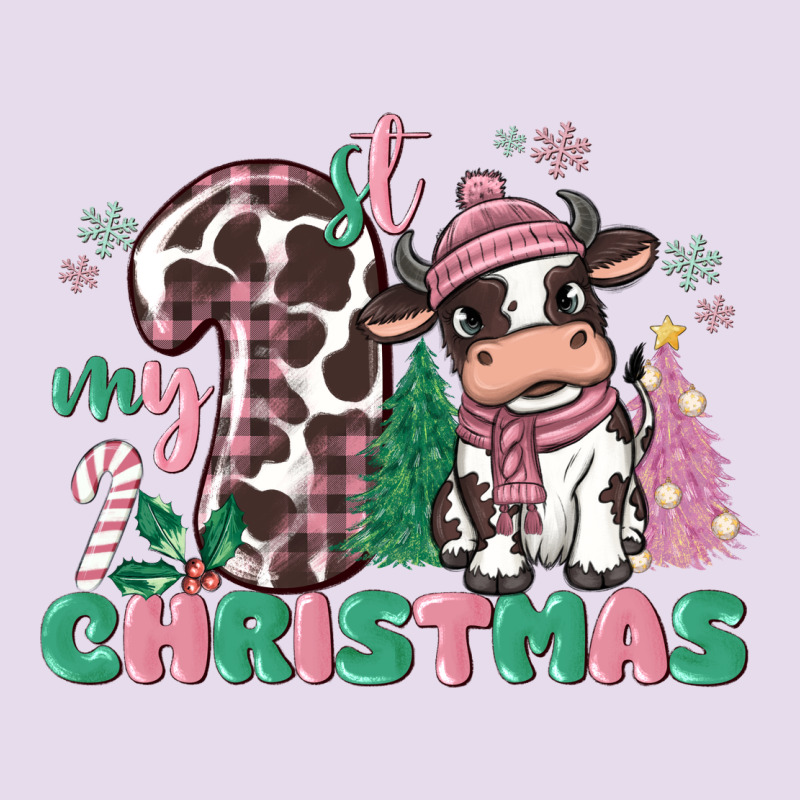 My First Christmas Cow Premium Hoodie by MaliasSmallBusiness | Teevron