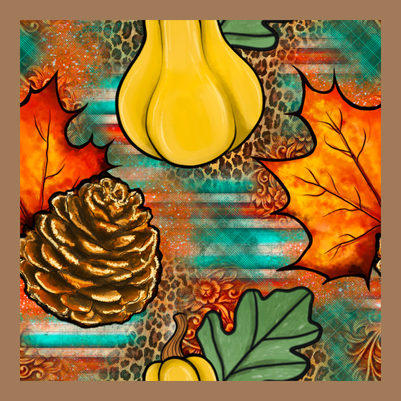 Fall Pumpkins Seamless Pattern Classic Tee by BundleAndBundleShop | Teevron