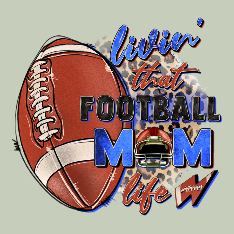 Livin' That Football Mom Life Long Sleeve Tee by Zillion Design Studio | Teevron