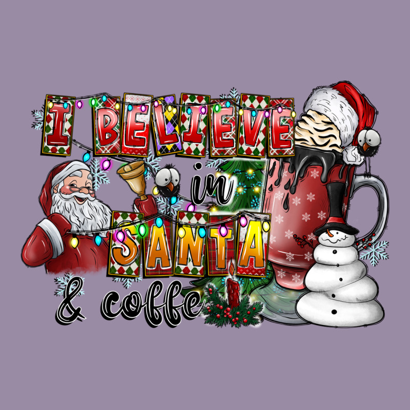 I Believe In Santa And Coffee Classic Tee by CowhideDigitalArt | Teevron