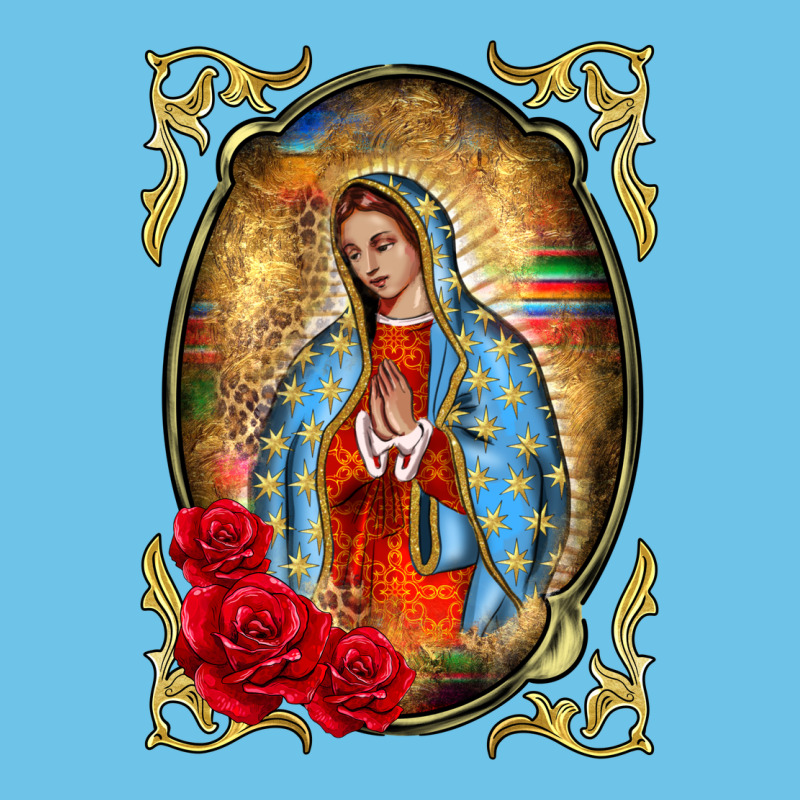 Our Lady Of Guadalupe Frame Premium Sweatshirt by BarkalooDesign | Teevron