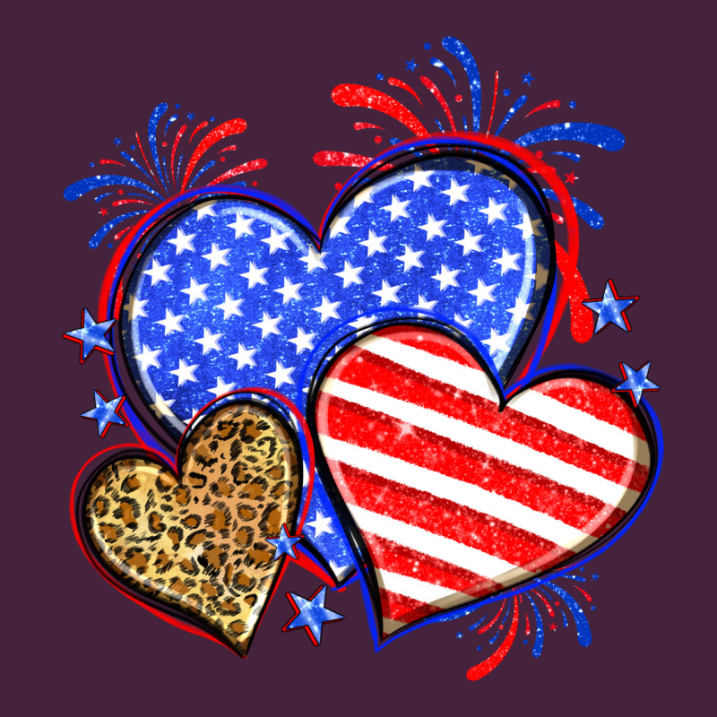 American Flag Leopard Hearts Classic Tee by Neo Western | Teevron