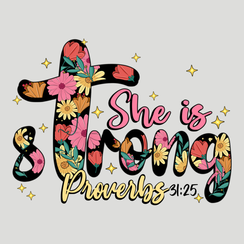 She Is Strong Proverbs 31 25 Zipper Hoodie by JahusDesignShop | Teevron