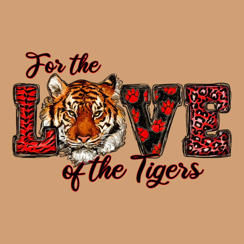For The Love Of The Tigers Red Vintage Tee by RanaPortraitStore | Teevron