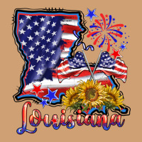 4th Of July  Louisiana Map Vintage Tee | Teevron