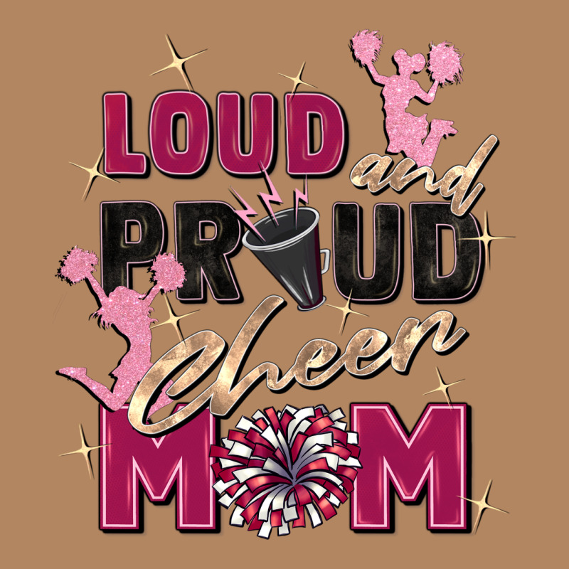 Loud And Proud Cheer Mom Long Sleeve Tee by Zillion Design Studio | Teevron