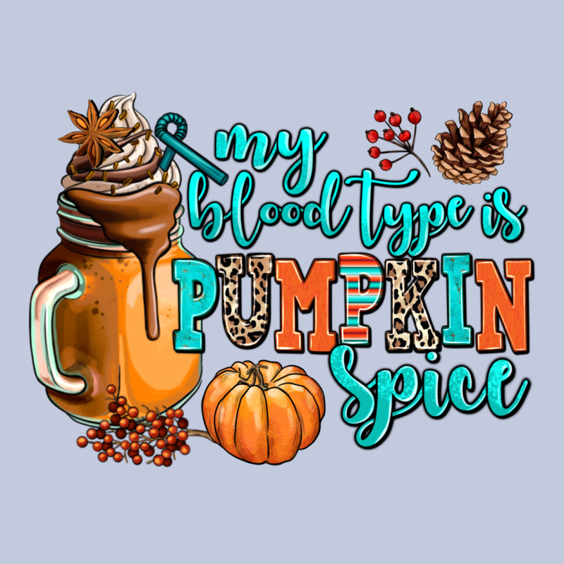 My Blood Type Is Pumpkin Spice Long Sleeve Tee by AdoDesignShop | Teevron