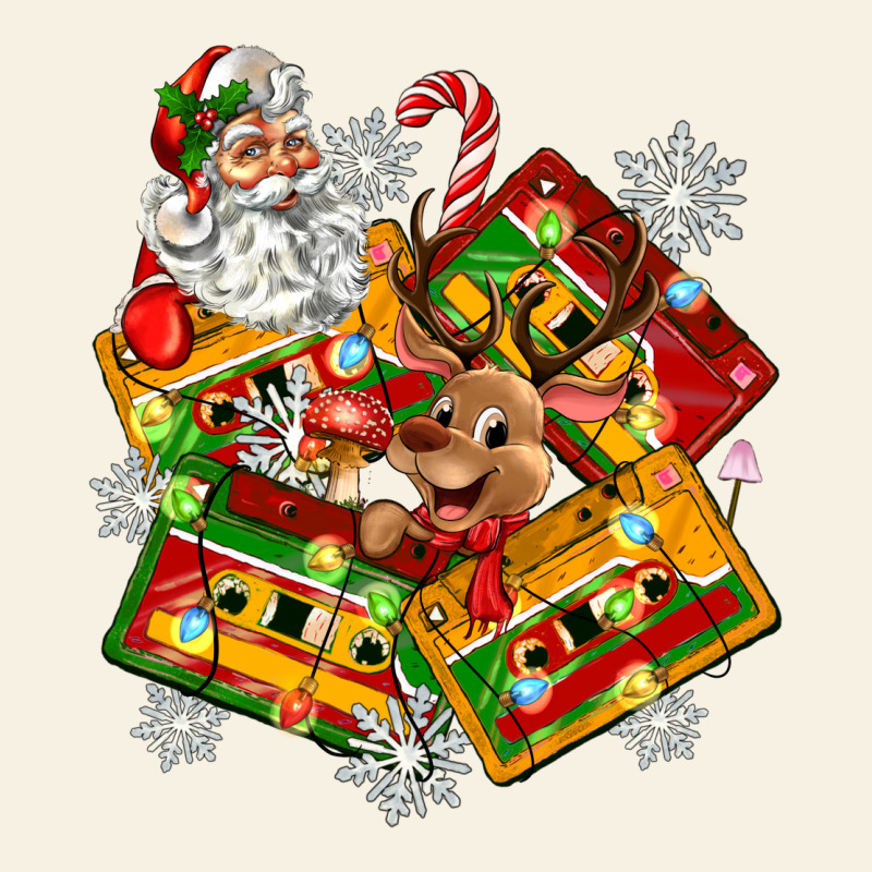 Christmas Cassette Tapes Vintage Tee by Zillion Design Studio | Teevron