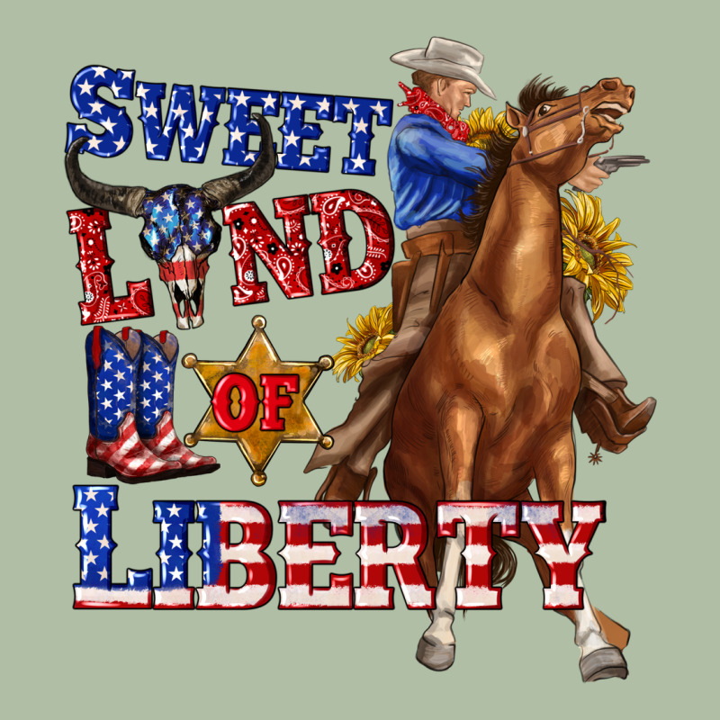 Western Sweet Land Of Liberty 4th July Billie Wilder Urban Heavy Tee by texasbilliewilder | Teevron