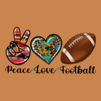 Peace Love Football Heavyweight Hoodie | Teevron