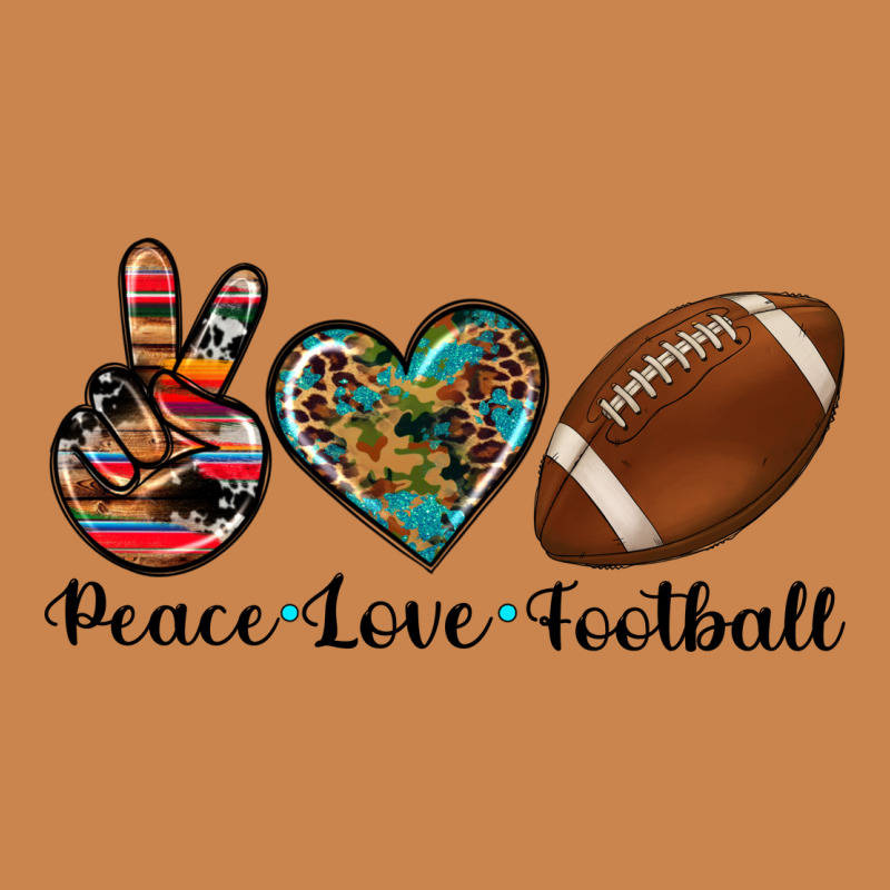 Peace Love Football Heavyweight Hoodie by Artiststas | Teevron