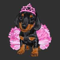 Balerina Dachshund With Tutu Urban Heavy Tee | Teevron
