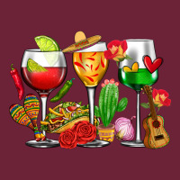 Mexico Wine Glasses Cups Long Sleeve Tee | Teevron