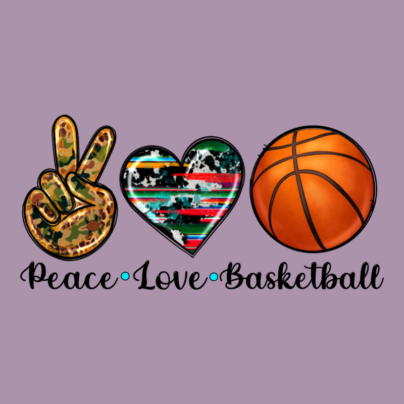 Peace Love Basketball Heavyweight Hoodie by Artiststas | Teevron