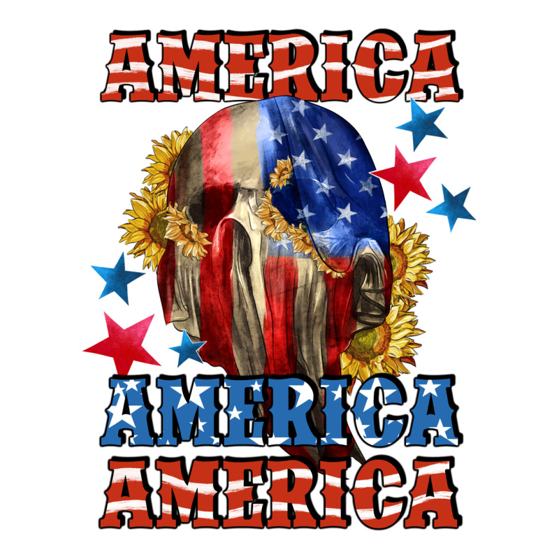 America Skeleton 4th Of July Classic Tee by CowGirlArtShop | Teevron