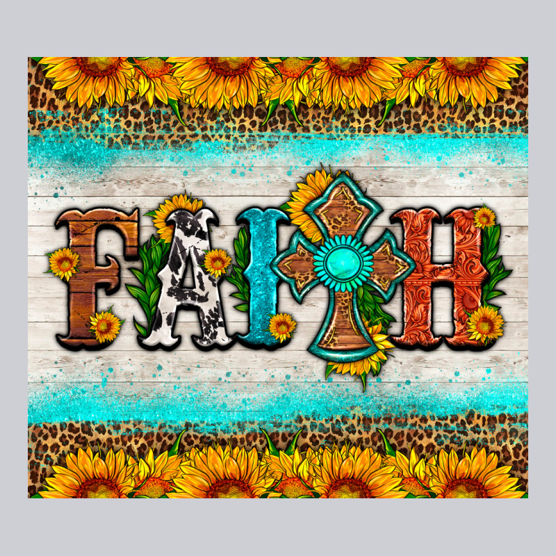Faith Cross And Sunflower Tumbler Classic Tee by HRA Design Shop | Teevron