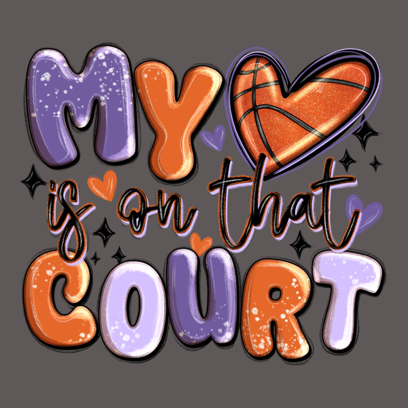 My Heart Is On That Court Premium Hoodie by MaliasSmallBusiness | Teevron