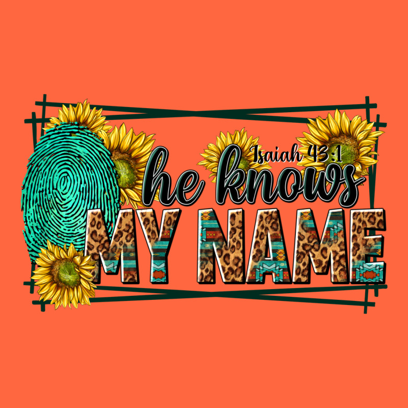 He Knows My Name Isaiah 43 1 Premium Hoodie by NancyCooperArtShop | Teevron