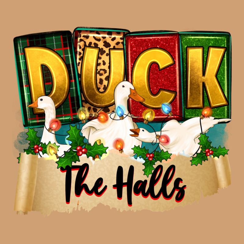 Christmas Duck The Halls Vintage Tee by Zillion Design Studio | Teevron