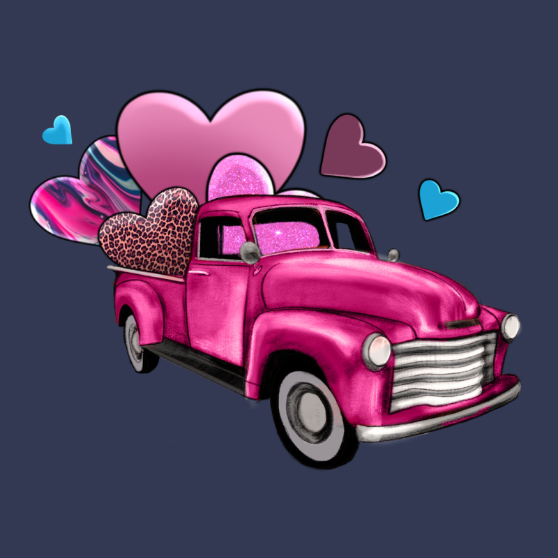 Truck With Hearts Heavyweight Hoodie by AdoDesignShop | Teevron