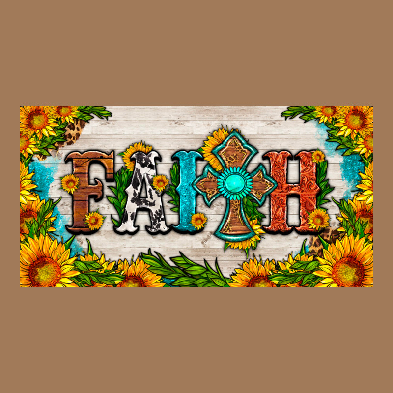 Faith Cross And Sunflower License Plate Classic Tee by HRA Design Shop | Teevron