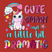 Cute Smart And A Little Bit Dramatic With Unicorn Premium Hoodie | Teevron