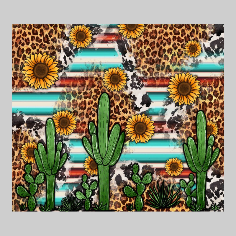 Western Cactus And Sunflowers Premium Sweatshirt by Jasminsmagicworld | Teevron