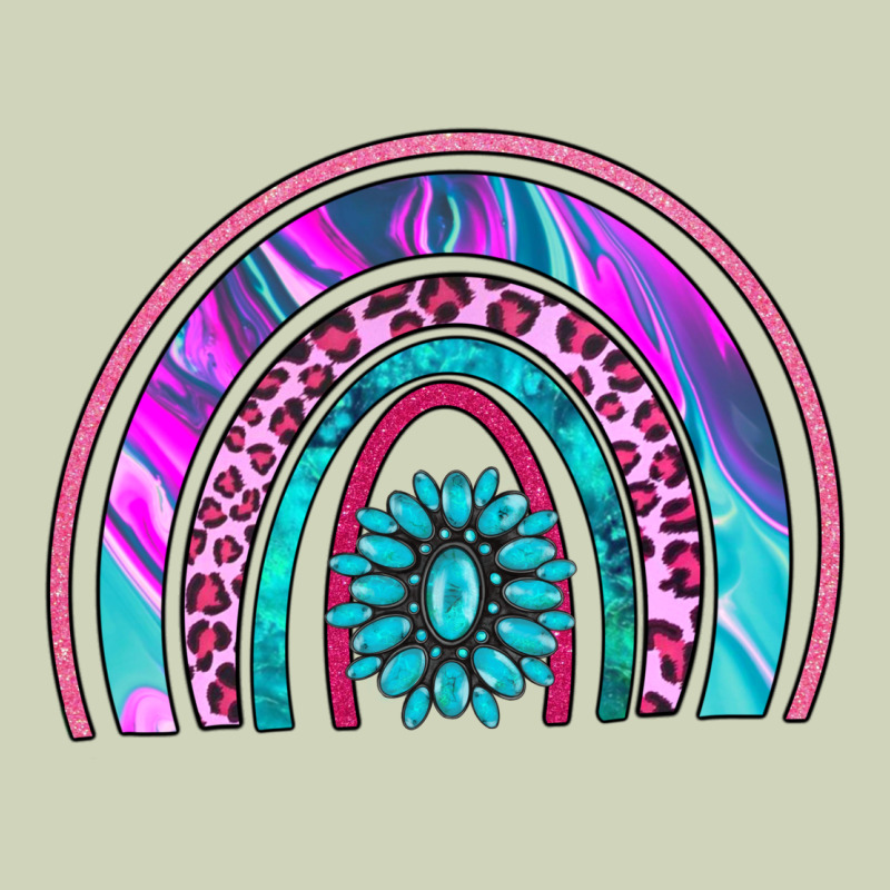 Rainbow And Gemstone Heavyweight Hoodie by AdoDesignShop | Teevron