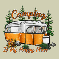 Camping Is My Happy Place Heavy Core Tee | Teevron