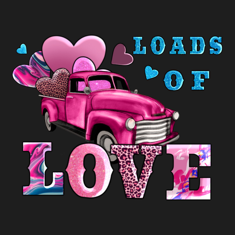 Loads Of Love Wıth Truck Heavyweight Hoodie by AdoDesignShop | Teevron
