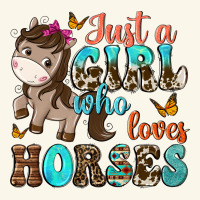 Just A Girl Who Loves Horses Premium Hoodie | Teevron
