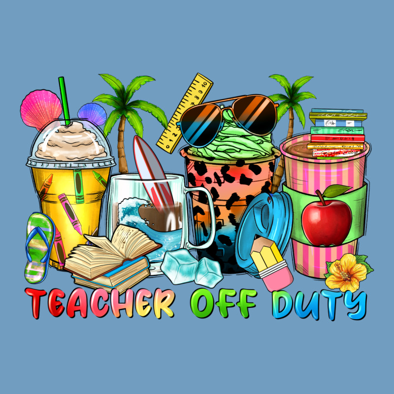 Teacher Off Duty Coffee Cups Urban Heavy Tee by Zillion Design Studio | Teevron