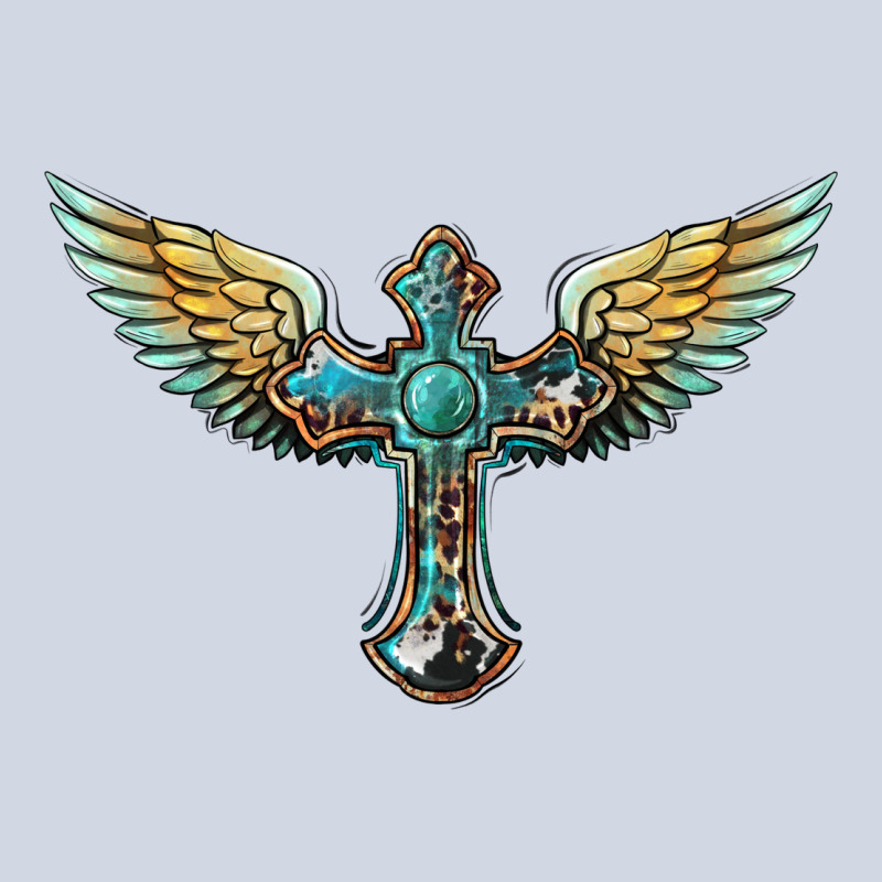 Western Cross Wings Premium Sweatshirt by BarkalooDesign | Teevron