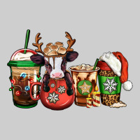 Christmas Baby Calf Coffee Cups Premium Sweatshirt | Teevron