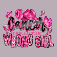 Cancer Picked The Wrong Girl Vintage Tee | Teevron