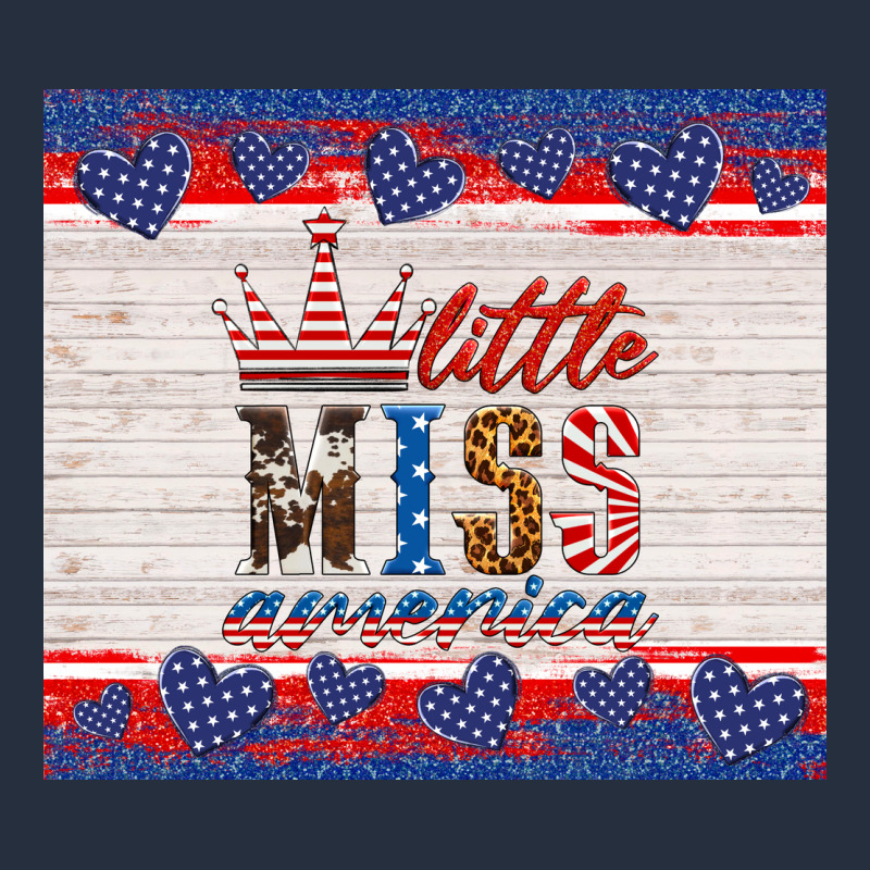 4th Of July Little Miss America Zipper Hoodie by HRA Design Shop | Teevron