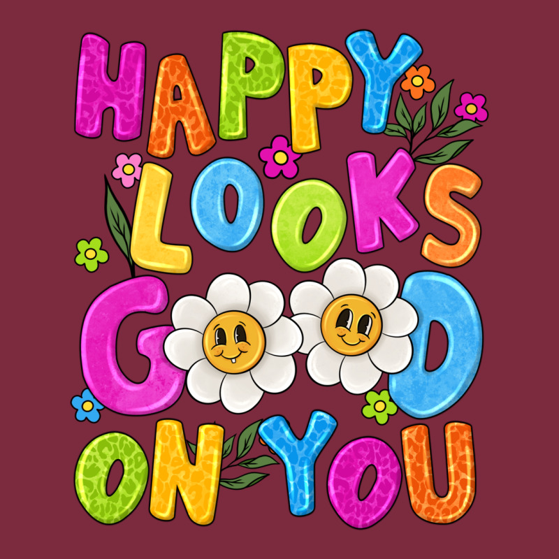 Happy Looks Good On You Premium Hoodie by NancyCooperArtShop | Teevron
