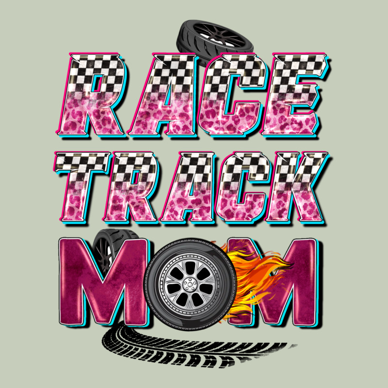 Race Track Mom Long Sleeve Tee by Zillion Design Studio | Teevron