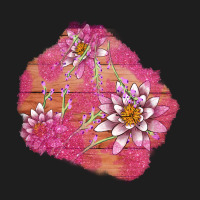 V.d  Lavender And Lotus Patches Heavyweight Hoodie | Teevron