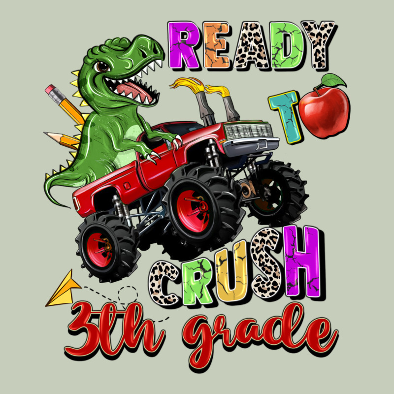 Ready To Crush 3th Grade Long Sleeve Tee by Zillion Design Studio | Teevron