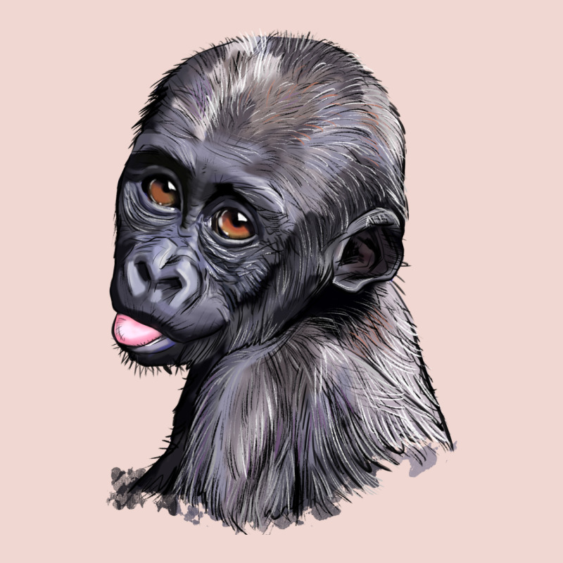 Baby Gorilla Head Premium Sweatshirt by LillyAllenDesigns | Teevron