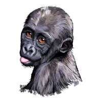 Baby Gorilla Head | Teevron