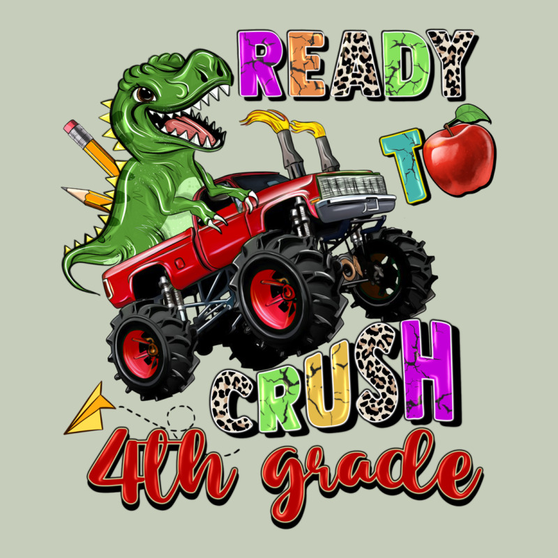 Ready To Crush 4th Grade Long Sleeve Tee by Zillion Design Studio | Teevron