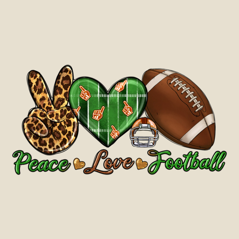 Peace Love Football Urban Hoodie by BundleAndBundleShop | Teevron