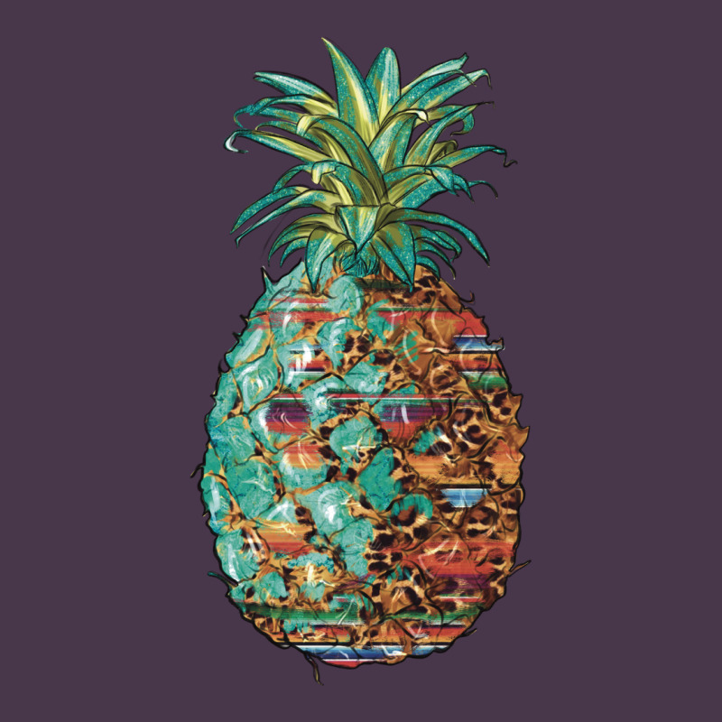 Pineapple Leopar Turquoise Serape Summer Heavyweight Hoodie by Artiststas | Teevron