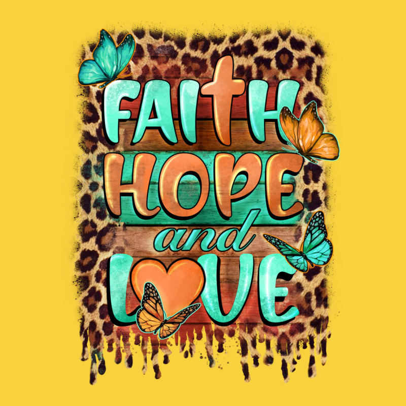 Faith Hope And Love Premium Sweatshirt by BarkalooDesign | Teevron