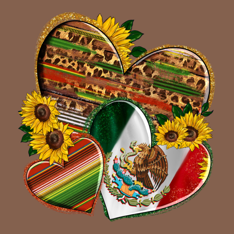 Mexico Heart And Sunflower Zipper Hoodie by HRA Design Shop | Teevron