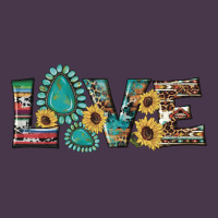 Western Gemstone Sunflowers Serape Leopard Turquoise Love Heavyweight Hoodie | Teevron