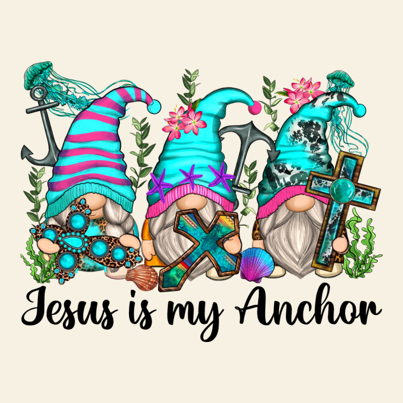 Jesus Is My Anchor Gnomes Vintage Tee by Zillion Design Studio | Teevron