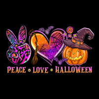 Peace Love Halloween Long Sleeve Tee | Teevron